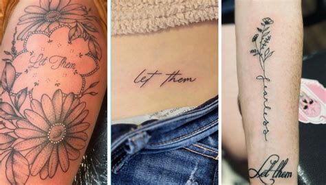 meaning behind let them tattoo|tattoos that symbolize letting go.